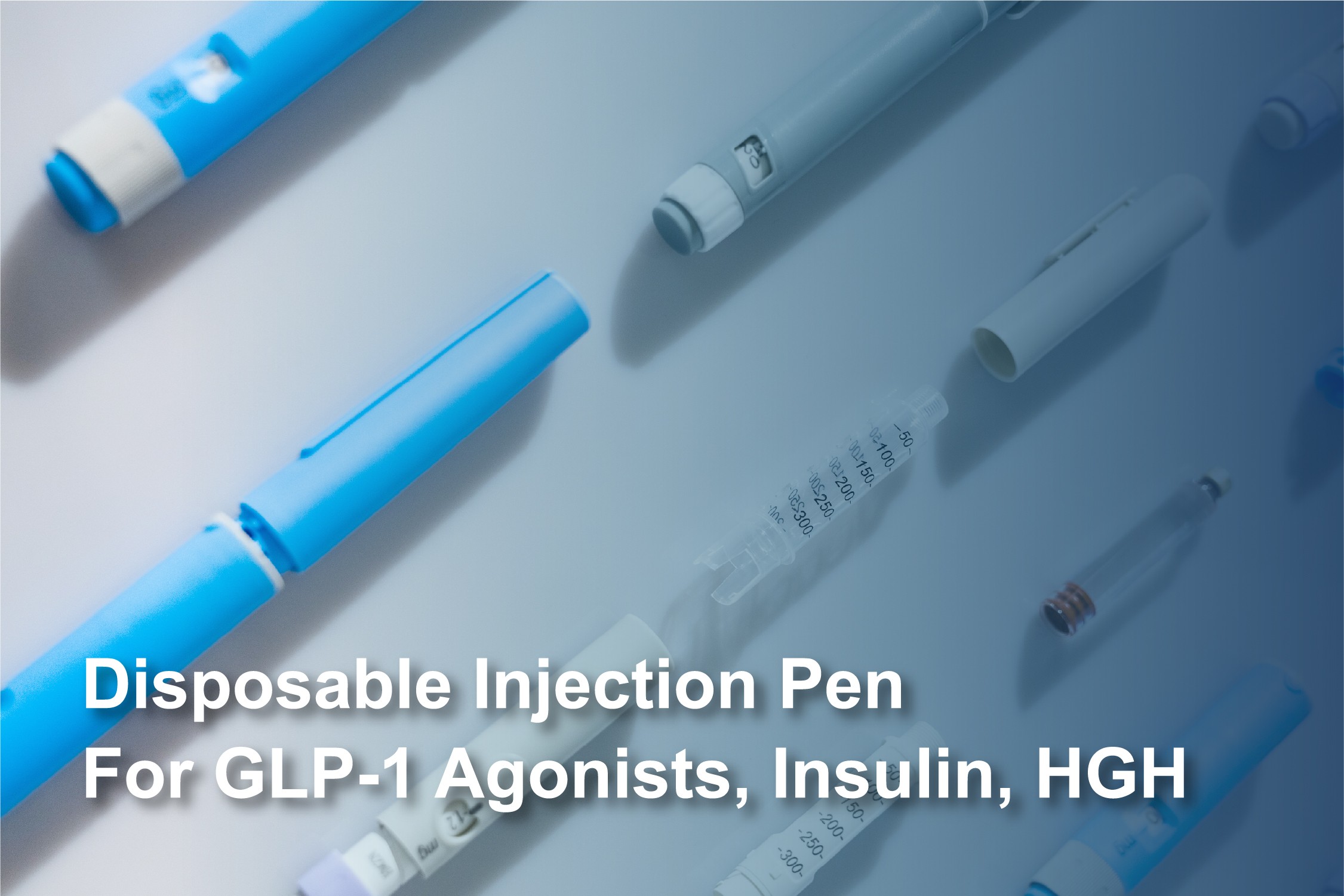 Disposable Injection Pen - For GLP-1 Agonists, Insulin, HGH 