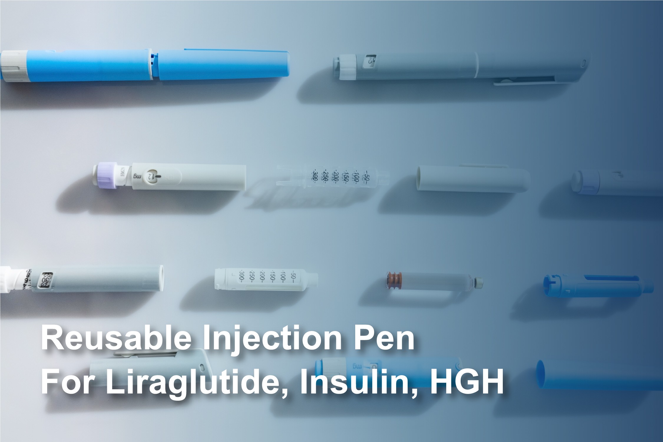 Reusable Injection Pen - For Liraglutide, Insulin, HGH