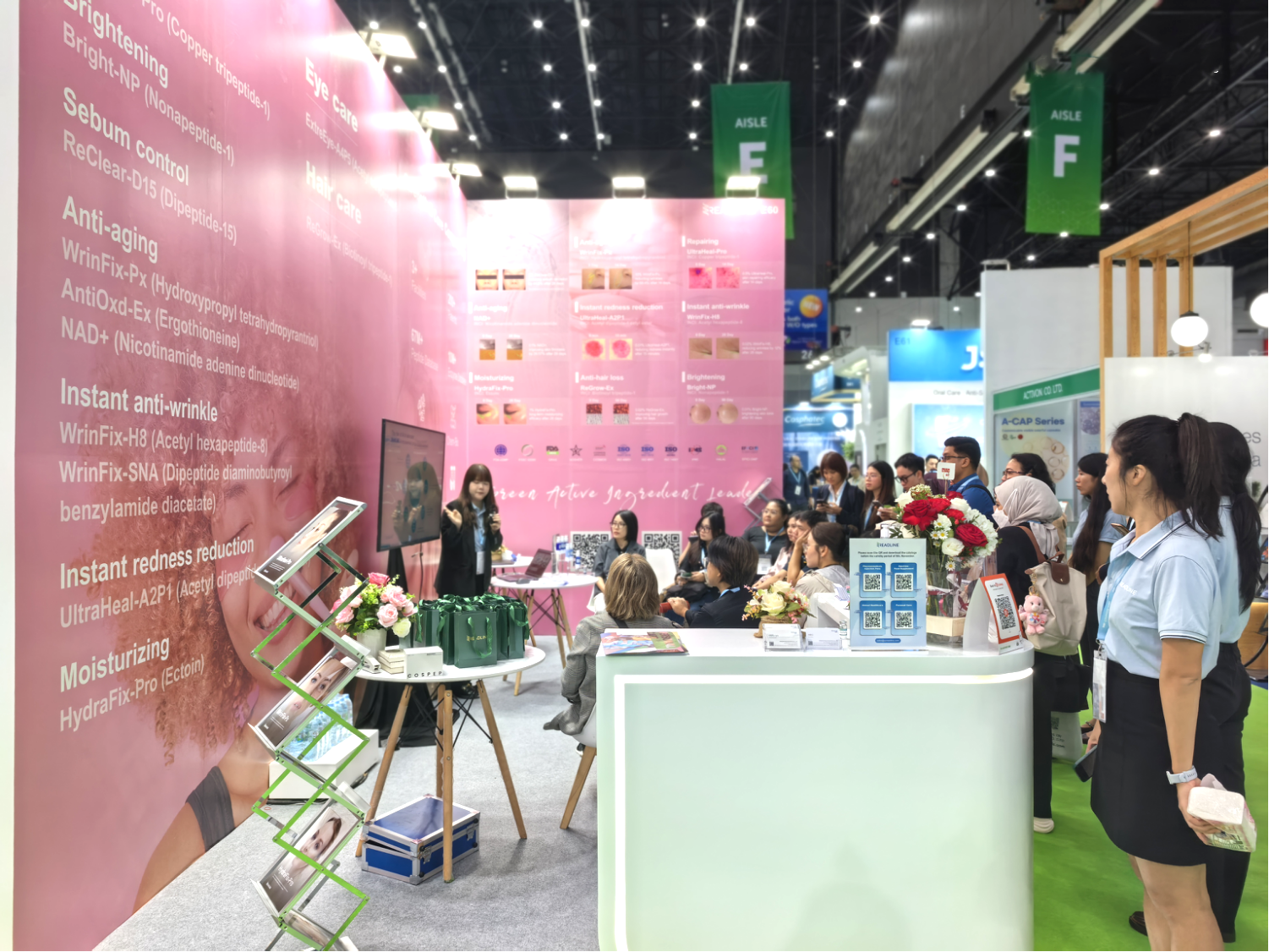 In-Cosmetics Asia, booth No. E60